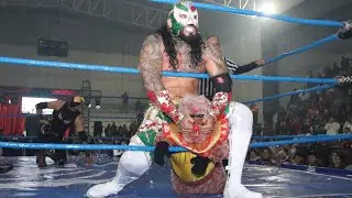 Lucha estelar Dr. Wagner Jr y DMT Azul 🆚 Tinieblas Jr y Tinieblas 3G con Alushe en Toluca