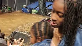 Monster Jam Baltimore MD CFG Bank Arena 2023 ZOMBIE (Chad Tingler) Freestyle Run.