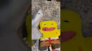 SHARK PUPPET MEETS SPONGEBOB AGAIN