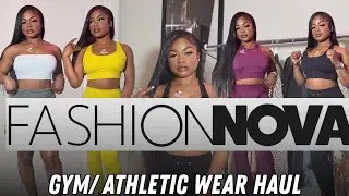 GYM/ ATHLETIC WEAR LOOKBOOK & HAUL FT FASHION NOVA  @FashionNova
