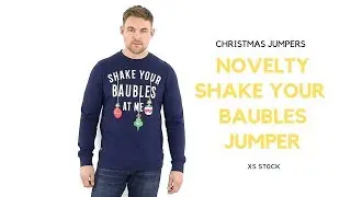 Novelty Shake Your Baubles Christmas Jumper
