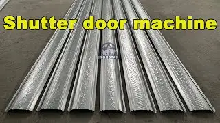 Slat door rolling fomring machine | window shutter making machine | door shutter machine