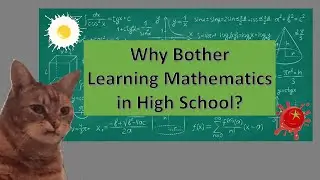 Why Bother Learning Mathematics in High School? | Yapping