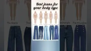 best jeans 👖 for your body type #shorts