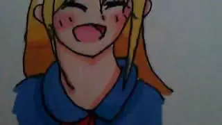 Anime art using copics.