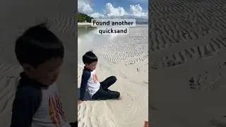 Found another quicksand #beach #quicksand