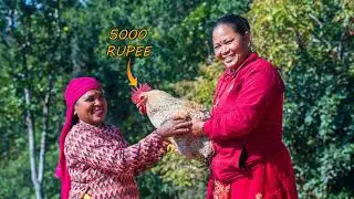कान्छी छोरी बुहारीसँग गईन् पिकनिक, बनाईन् कुखुराको मासु भात | Chicken Curry In Wild | Kanchhikitchen