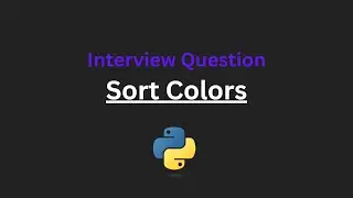 Sort Colors - Leetcode 75 - Python