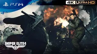 Sniper Elite 4 | LORİNO DOCKYARD | 4K GAME PLAY