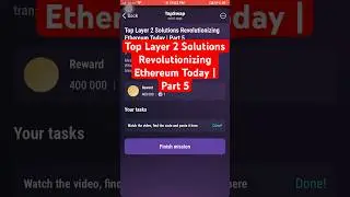 Top Layer 2 Solutions Revolutionizing Ethereum Today | Part 5 | TapSwap cod || Code tapswap #crypto