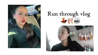 RUN THROUGH VLOG💃🪩🩰