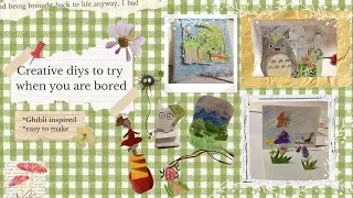 Creative diys to try when you are bored:)