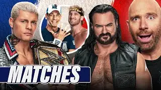 Predicting The WWE Clash In Paris Matches (before it makes sense)