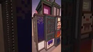 Cyber Punk Skyscaper#minecraft #minecraftbuilding #cyberpunk #skyscraper