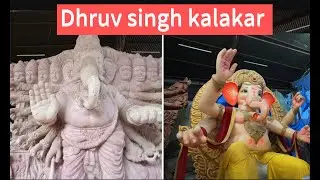 Dhruv singh kalakar ganesh idols 2k25 #bappamorya