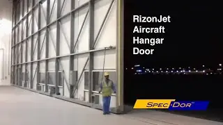 Aircraft Hangar Doors for RizonJet by Spec-Dor