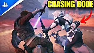 Cal Kestis Chasing Bode Jedi Survivor Gameplay