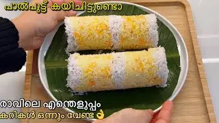 Quick&Easy Breakfast Recipe |പഞ്ഞി പോലെ soft പുട്ട് രാവിലെ എന്തെളുപ്പംകറി ഇല്ലാതെ കഴിക്കാം