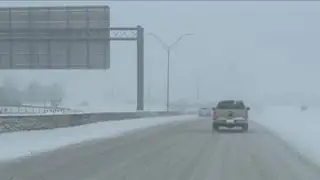 Snow Storm Drivers on I-40