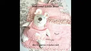 Making a little Bear outfit. #sewing #bear #stuffed animals