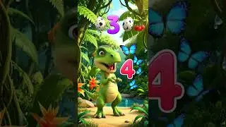 Numbers 1&ndash;10 for Kids 🦖 | Baby Dinosaur Counting Fun