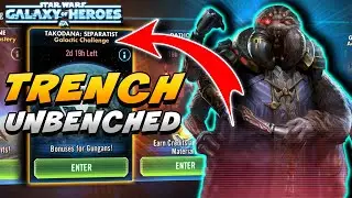 Trench coming off the bench for this Galactic Challenge!