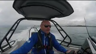 NEW. Saxdor 200 Sport fitted with Mercury 115 and T-Top in 360 degree sea trial with a deal boat.com
