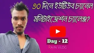 ১ মাসে YouTube Channel মনিটাইজেশন চ্যালেঞ্জ | Day 12 | Daily Life Vlog | Shihab Official |