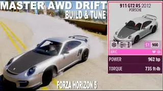 FH5 AWD DRIFT TUNE 2012 PORSCHE 911 GT2 RS