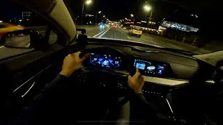 2023 Чанган УНИ-Т 1.5 турбо робот 167 л.с | Ночной тест-драйв от первого лица | Разгон 0-100 | Обзор