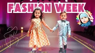 Glamorous Runway Looks with Tiny Models! | ADORABLE BABY FASHION SHOW 👶✨