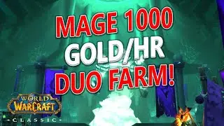WoW Classic - Shadow Labs Duo Mage Gold Farm! 1000g/hr!