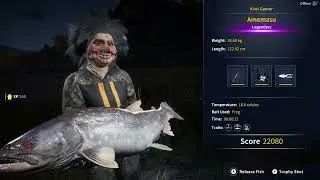 Легендарная рыба Амемасу Камуибецу, заповедник COTW The Angler, 30 октября 2025 г.