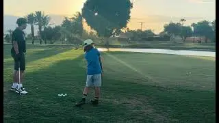 Pitch-Put = very cool experience #pitching #kidsgolf #golfconfidence #firsttee