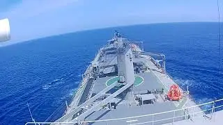 VHF Antenna repair [MV HOKUETSU USHAKA]