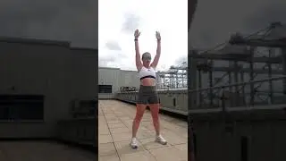 Freestyle cardio at work. Break time, Workout time.
