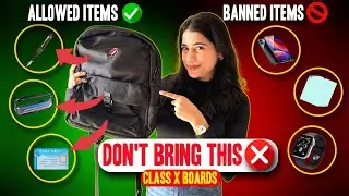 Board Exam Bag Checklist 2026 | Allowed & Banned Items for Class 10