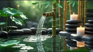 Sleeping Music for Deep Sleeping😴 Bamboo Water Fountain, Deep Relaxation Music, Spa and Massage #62