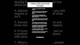 Mature Life Lessons About Detachment And Emotional Control