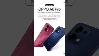 OPPO A6 Pro launching on September 26.