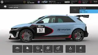 Gran Turismo 7 Livery Editor: Hyundai Ioniq 5 N Rally Car (Speed Art)