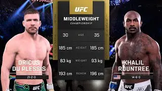 Дрикус Дю Плесси против Халила Раунтри, UFC 5