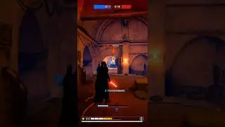 When Padme rapid fire didn&rsquo;t work on Darth Vader #starwars #battlefront2 #darthvader #gaming #shorts