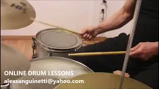 Alex Sanguinetti MACK THE KNIFE Medium Jazz - Online Drum Lessons alexsanguinetti@yahoo.com