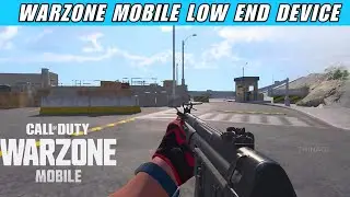 WARZONE MOBILE LOW END DEVICE GAMEPLAY 60 FPS