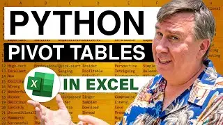 Сводные таблицы Excel Python в Excel — эпизод 2616