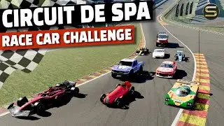 Which Race Cars Can Take EAU ROUGE / RADILLON at SPA Flat Out? [4K]
