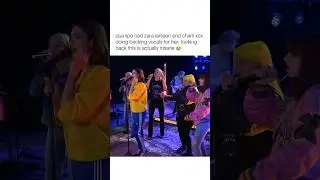 Dua lipa having zara Larsson and Charli xcx doing back up vocals for her is insane 😭 #dualipa