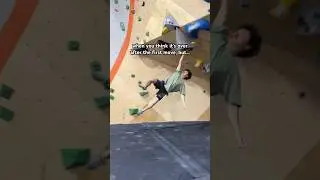 The last few moves of this V9-10 are actually the trickiest #climbing #bouldering