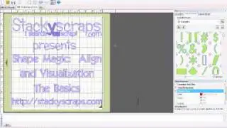 Make the Cut Cricut Software - MTC Shape Magic Align and Visualization - Beginner's Overview